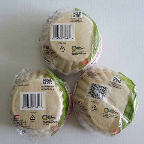 New Full Circle Market Basket Coffee Filters Unbleached Lot of 3 - Picture 6 of 6